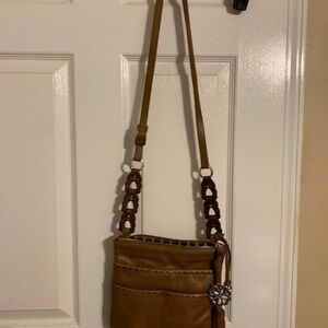 Brighton “Koda” Brown Leather Crossbody Bag